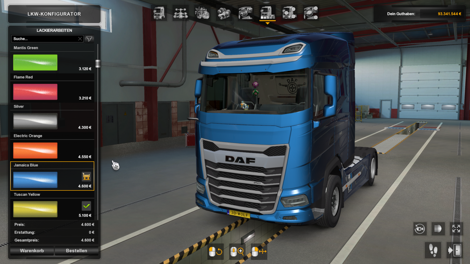 Daf Xgxg Stoneguard 3d Wolf